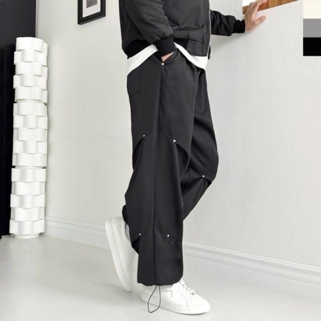 GPA SF1030M 맨즈 올데이 리벳 슬랙스무릎핀턱 코드 조거 오버핏 (WFKK08O)