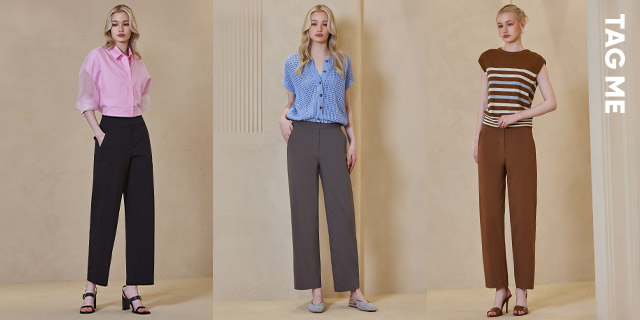 26SS 태그미 인견 배럴 팬츠 3종