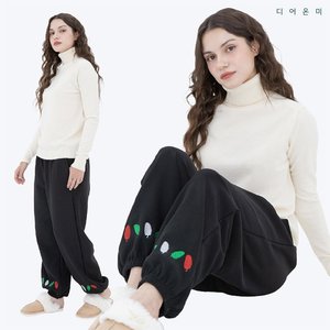 [2만원인하/한정수량]디어온미 자수 기모본딩 팬츠 3종