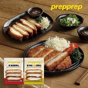 프렙프렙 튀겨나온 통등심 돈까스 3팩+ 통등심 치즈돈까스 3팩