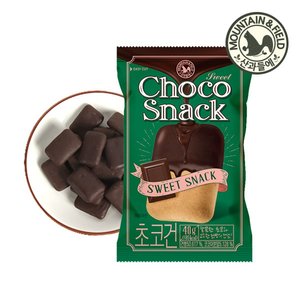 [산과들에] 초코건40g x10봉 (과자, 스낵)
