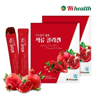 [하이헬스] 이소플라 발효 석류 콜라겐 젤리 스틱 20g x 80포 2박스