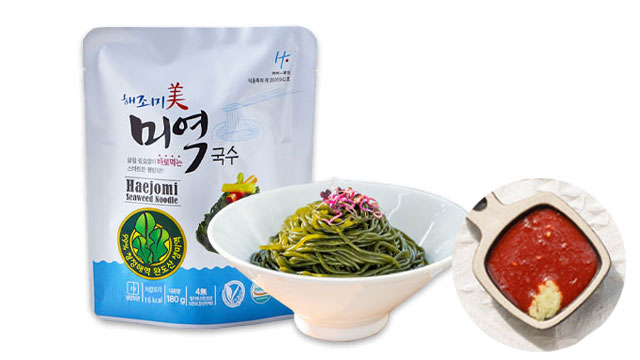 [국내산] 저칼로리 해초 미역/톳 국수 세트