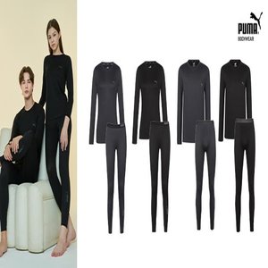 [푸마] 남여공용 피치기모 동내의 상하의 2종세트