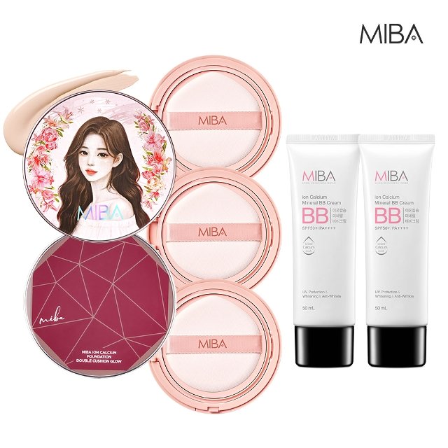 [미바] 왕쿠션 시즌3(본품2+리필3+비비2)