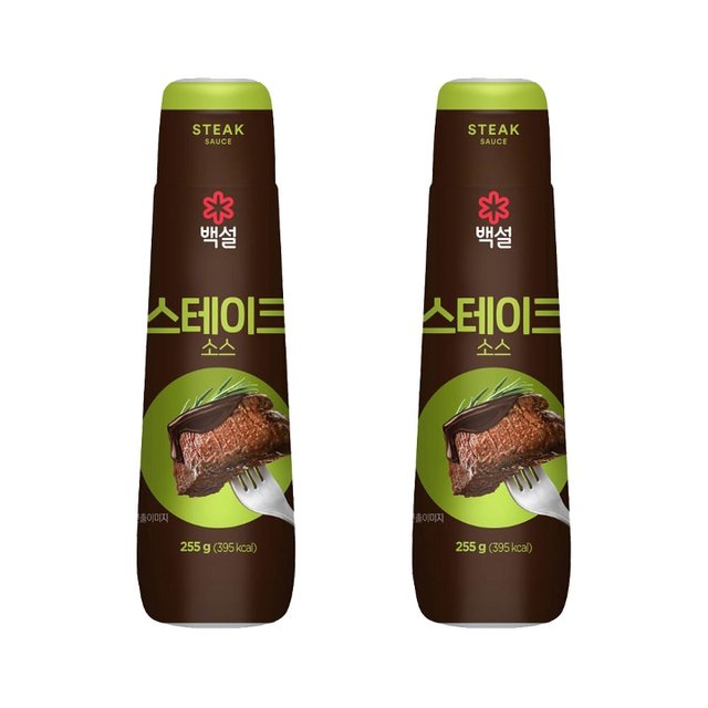 백설 스테이크 소스 255g x2개