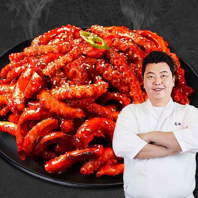 정호영셰프의 신선담은 손질왕낙지 170g x 3팩  비법담은 볶음소스 50g x 3팩
