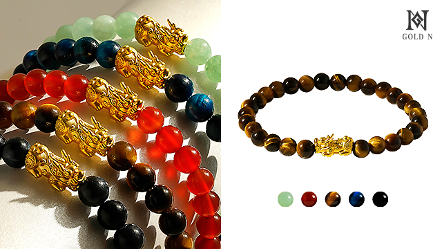 [골드앤] 순금 24k 천연석 비즈 팔찌 外