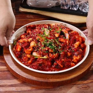 정호영셰프의 신선담은 손질왕낙지 170g x 6팩  비법담은 볶음소스 50g x 6팩