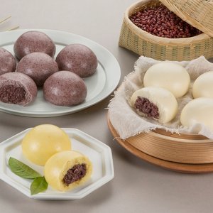 삼색찐빵 30개 x1박스 (2박스구매시 흰감자떡 600g증정) / 안흥골짜기
