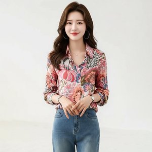 [플로레센스]트로피컬빈티지나염셔츠2종