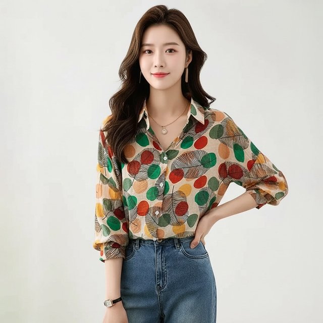[플로레센스]트로피컬빈티지나염셔츠2종
