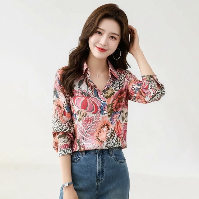 [플로레센스]트로피컬빈티지나염셔츠2종