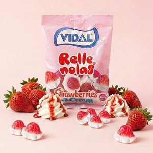 [VIDAL] 비달 스트로베리즈 위드 크림향 젤리 75g x 3봉