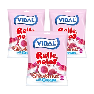 [VIDAL] 비달 스트로베리즈 위드 크림향 젤리 75g x 3봉