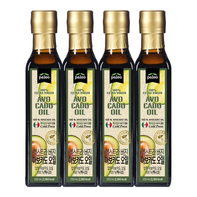 팔레오 아보카도오일 엑스트라버진 250ml 4병