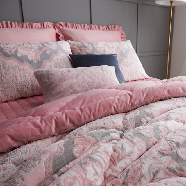 [SS]벨라하우스 극세사 침구 3종세트(이불 + 토퍼 + 베개커버 1장)