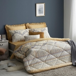 [Q]벨라하우스 극세사 침구 3종세트(이불 + 토퍼 + 베개커버 2장)