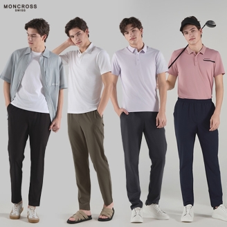 [단독독점/무려4종?!] 몽크로스 25SS 최신상! 기능성 냉감 팬츠 4종, 남성