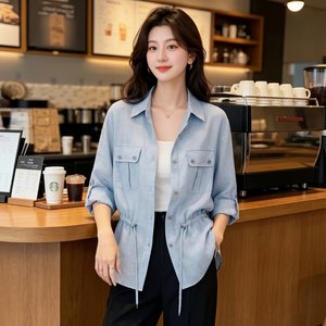 쉐바 에몬 롤업 재킷형 셔츠