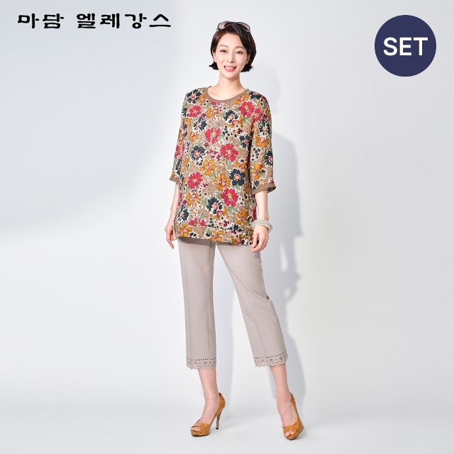 [마담엘레강스] 샤론 리오셀 상하세트 K242BL02+K242SL02