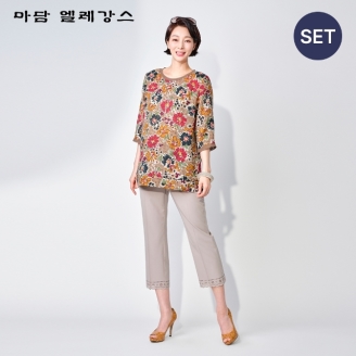 [마담엘레강스] 샤론 리오셀 상하세트 K242BL02+K242SL02