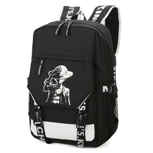백팩 인기 학생 가방 야광 패션 USB 노트북 책가방 (WFLPNJ1)