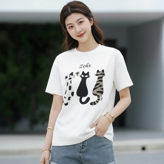 쉐바 비비캣츠 순면 티셔츠 2종