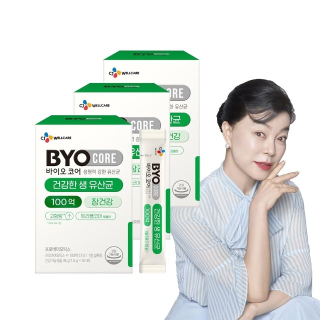 바이오코어 건강한 생유산균 100억 3박스(1.5g x90포) 3개월분