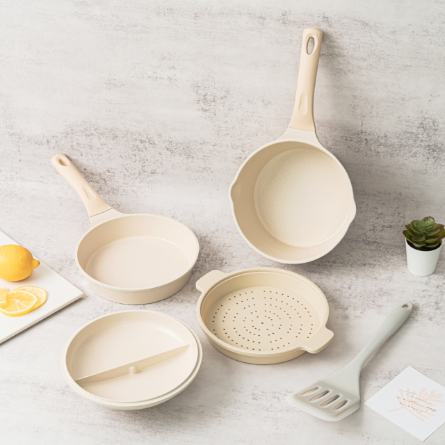 뉴메이슨 냄비+프라이팬+찜기 4종SET