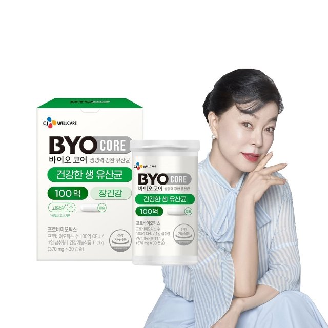 바이오코어 건강한 생유산균 100억 1박스(370mg x30캡슐) 1개월분