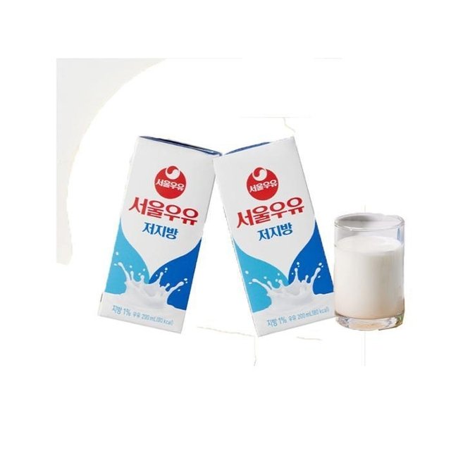 서울우유 저지방 멸균우유 200ml x 24입