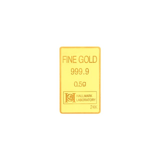 [익일출고] [골드퀸즈] 24K 순금 파인 골드바 0.5g (999.9 포나인)