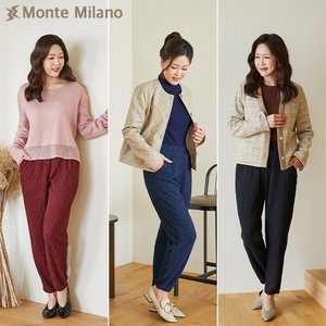 [몬테밀라노] 플리츠 기모팬츠 3종 *빅사이즈 110까지 구비*