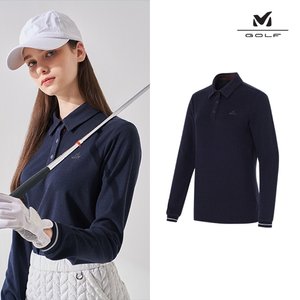 밀레골프 23FW 최신상! 기능성 양면기모 여성 카라티 3종