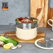 비스카 인덕션 양수 찜 냄비18cm