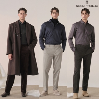 니콜생지르 겨울 기모 본딩 셔츠 3종 