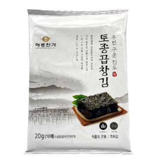 [제철수확] 두번구운 토종 곱창김 10매x10봉(총 100매)