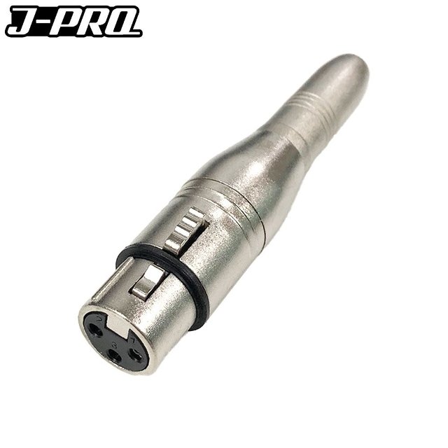 J-PRO JC09 XLR 캐논 암-TS 55잭 암 변환 젠더 커넥터 (WC3D8BA)