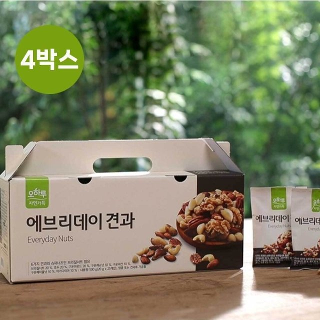 [오하루] 에브리데이 견과 25포 X 4박스