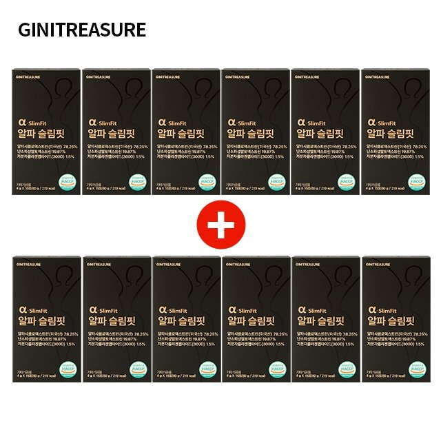 [방송에서만] 알파CD 알파슬림핏 6+6박스
