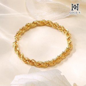 [골드앤] 18K 트위스키 반지 소