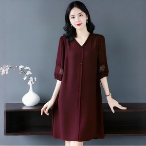 [비니브] 마인스 7부소매 원피스 2종
