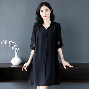 [비니브] 마인스 7부소매 원피스 2종