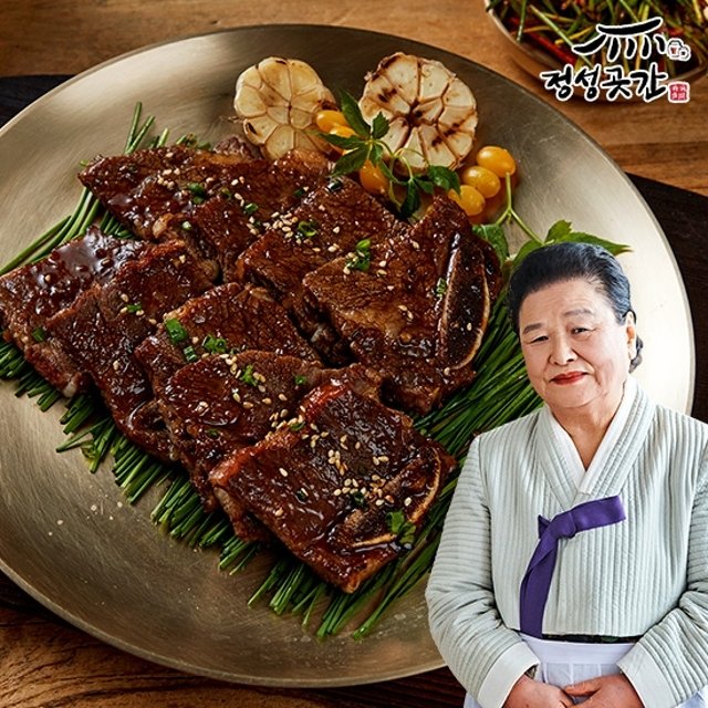 [정성곳간] 강순의 국내산 양념 LA 갈비 400g x 10팩