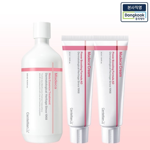 [본사직영] 센텔리안24 마데카크림 파워부스팅 포뮬러 AD 50ml 2개 + 멜라 에센스 토너 500ml 1개