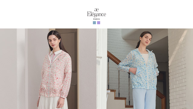 [Ellegance paris] 엘레강스파리스 26SS 에어 메시 윈드재킷 1종, 여성