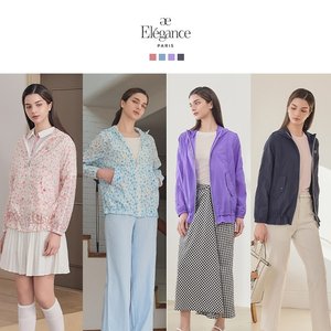 [Ellegance paris] 엘레강스파리스 26SS 에어 메시 윈드재킷 1종, 여성