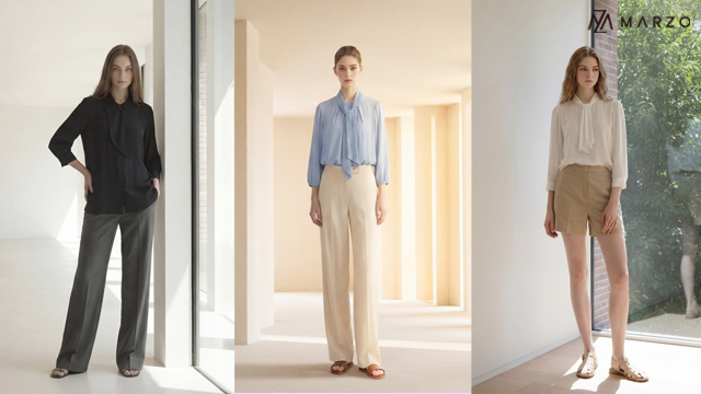 26SS 마르조 스카프넥 블라우스 3종
