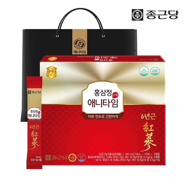 종근당 6년근 홍삼정 애니타임 1세트
